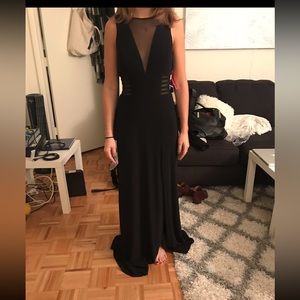 Morgan & Co Black Evening Gown